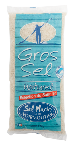 Grobes Meersalz aus Noirmoutier, 1 kg, Grundpreis 4,55 EUR / kg