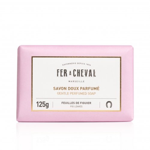 Milde Marseille Seife mit Feigenblätterduft - FER à CHEVAL, 125 g, Grundpreis 3,64 EUR / 100 g