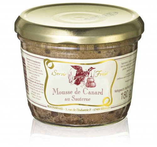 Entenmousse von Beauharnais, 180g, Grundpreis 2,53 EUR / 100g