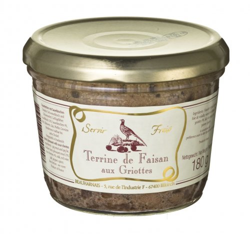 Fasanen Pastete mit Sauerkirschen, 180g, Grundpreis 2,36 EUR / 100 g