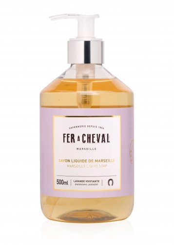 Flüssige Marseille Seife FER à CHEVAL mit Lavendelduft, 500ml, Grundpreis 23,90 EUR / Liter