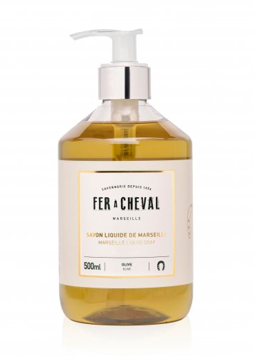 Flüssige Marseille Seife FER à CHEVAL mit Honig- &amp; Mandelduft, 500ml, Grundpreis 23,90 EUR / Liter