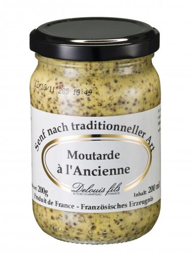 Dijon Senf nach traditioneller Art, 208 ml, Grundpreis 1,42 EUR/100 ml